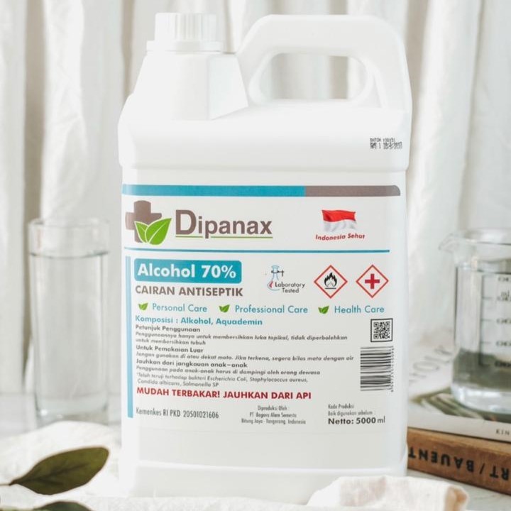 Produk Dipanax - Alcohol 70% Antiseptic - 5000 ml